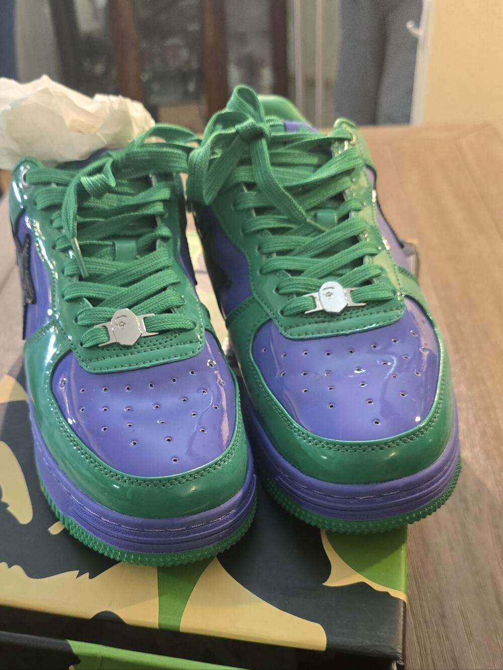 A Bathing Ape Sz. 10 Marvel/hulk Athletic Sneakers